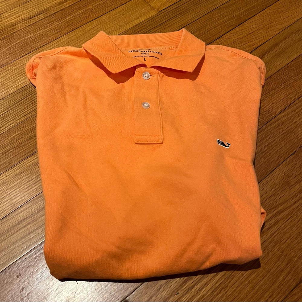 Vineyard Vines large polo shirt short sleeve men’s worn once